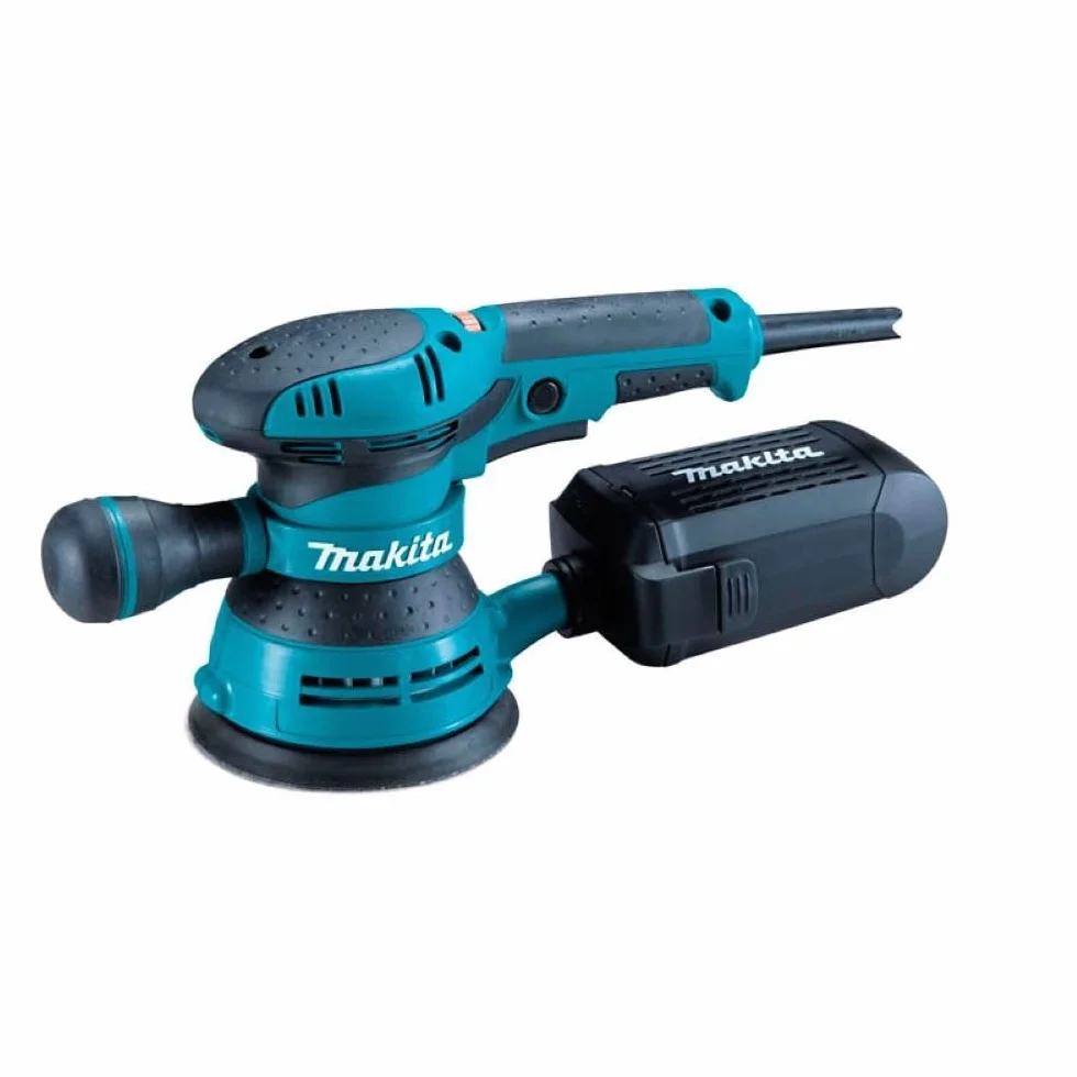 Makita BO5041 - Lijadora eléctrica con cable Rotorbital 125Mm 300W, Negro
