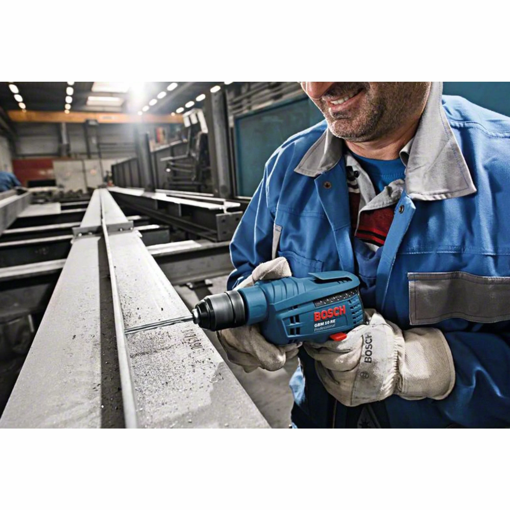 Bosch Professional taladro GBM 10 RE (incl. portabrocas intercambiable)