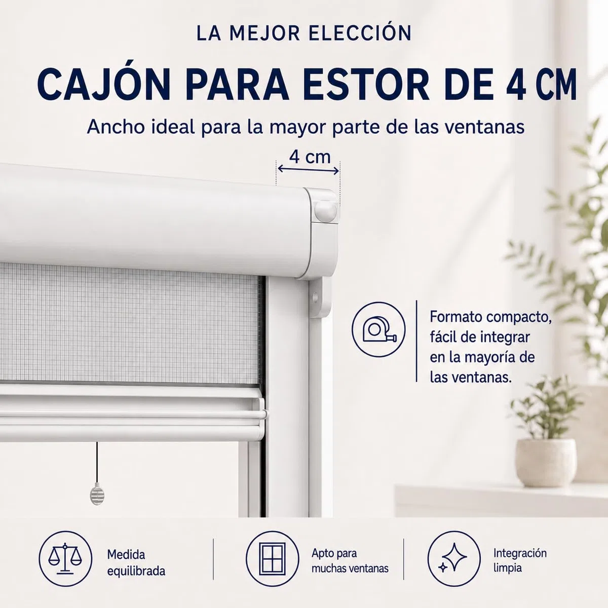 LEIVESTE - Mosquitera enrollable reducible para ventanas, montaje fácil y rápido, red de fibra de vidrio, estructura de aluminio, varios tamaños y colores, color marrón, 140 x 160 cm