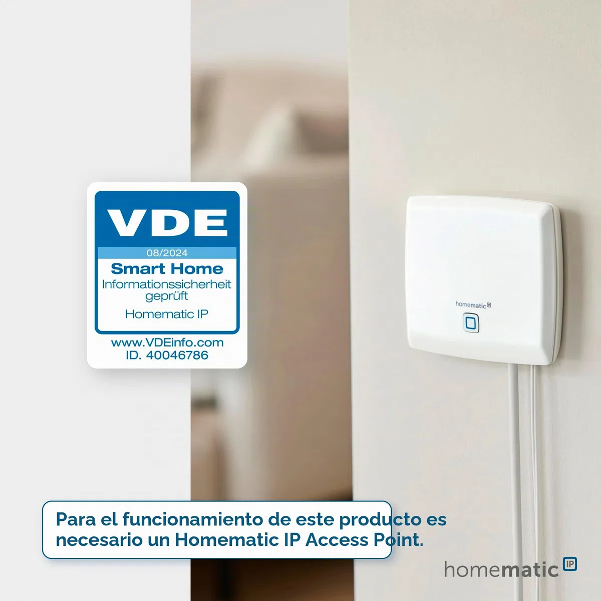 Homematic IP Smart Home Schalt-Mess-Aktor – Unterputz, Aktor misst Strom,steuert Geräte und Leuchten per App, Alexa & Google Assistant, Energie sparen, 142721A0