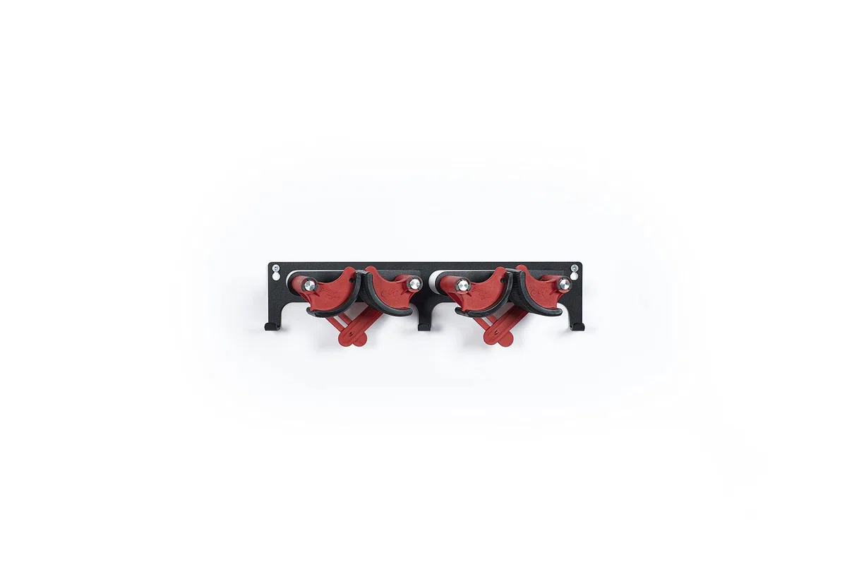 Duo | Soporte universal | Soporte para esquís | Snowboard | Soporte de pared | Soporte para dispositivos | Soporte para herramientas | De acero, aluminio y plástico reforzado con fibra de