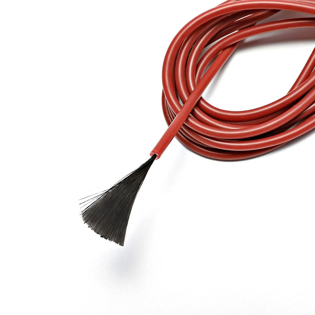 Cable de calefacción de Goma de Silicona de 100 Metros, 12K, 33Ohm/m, 3Mm, actualización de Fibra de Carbono, líneas de calefacción de Chaqueta de Silicona for Cable de Suelo cálido