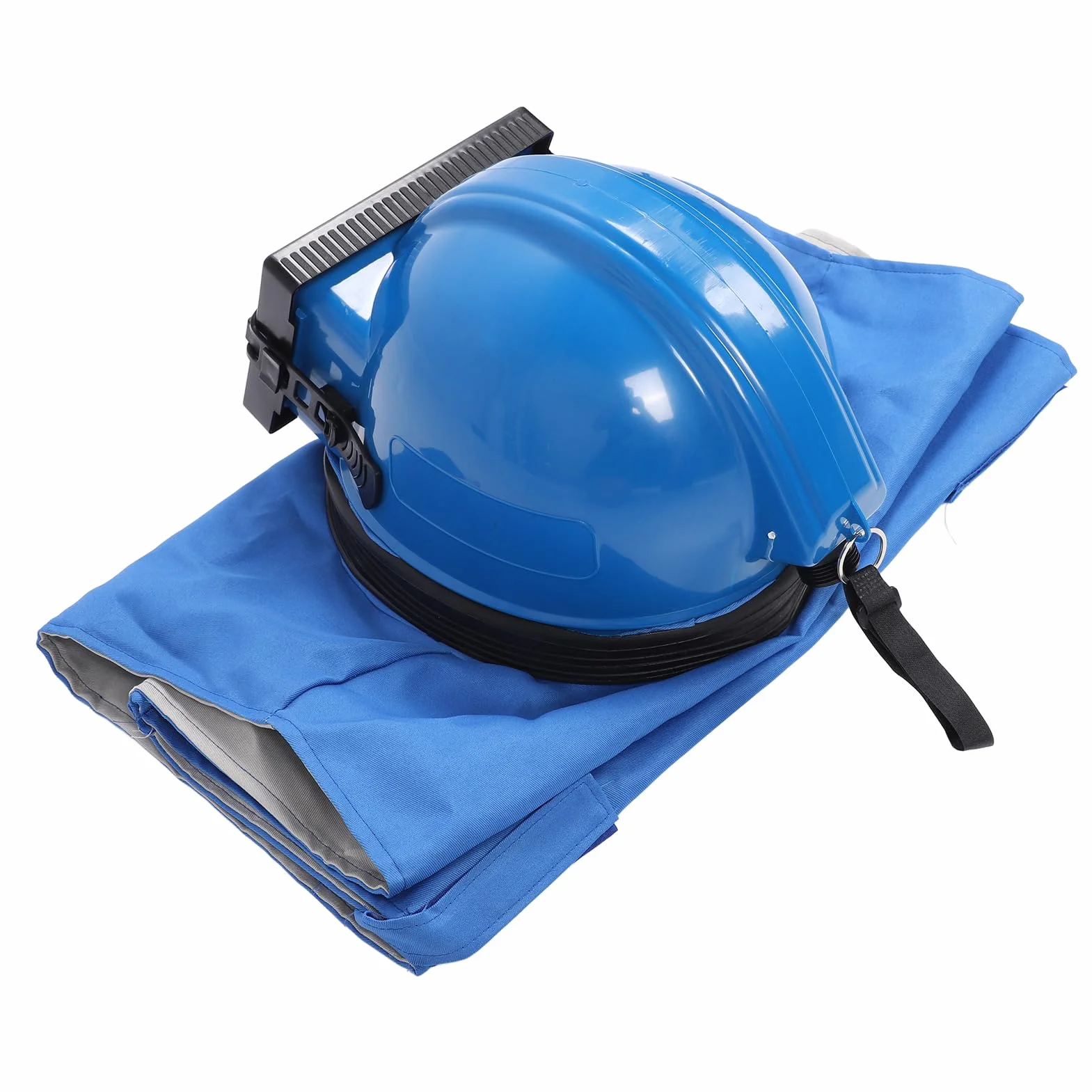 Capucha de Chorro de, Casco de Chorro de Resistente a los Impactos con Traje sin Mangas, Canales de Flujo de Aire Ajustables, Seguridad para Pintar, Cortar, Limpiar