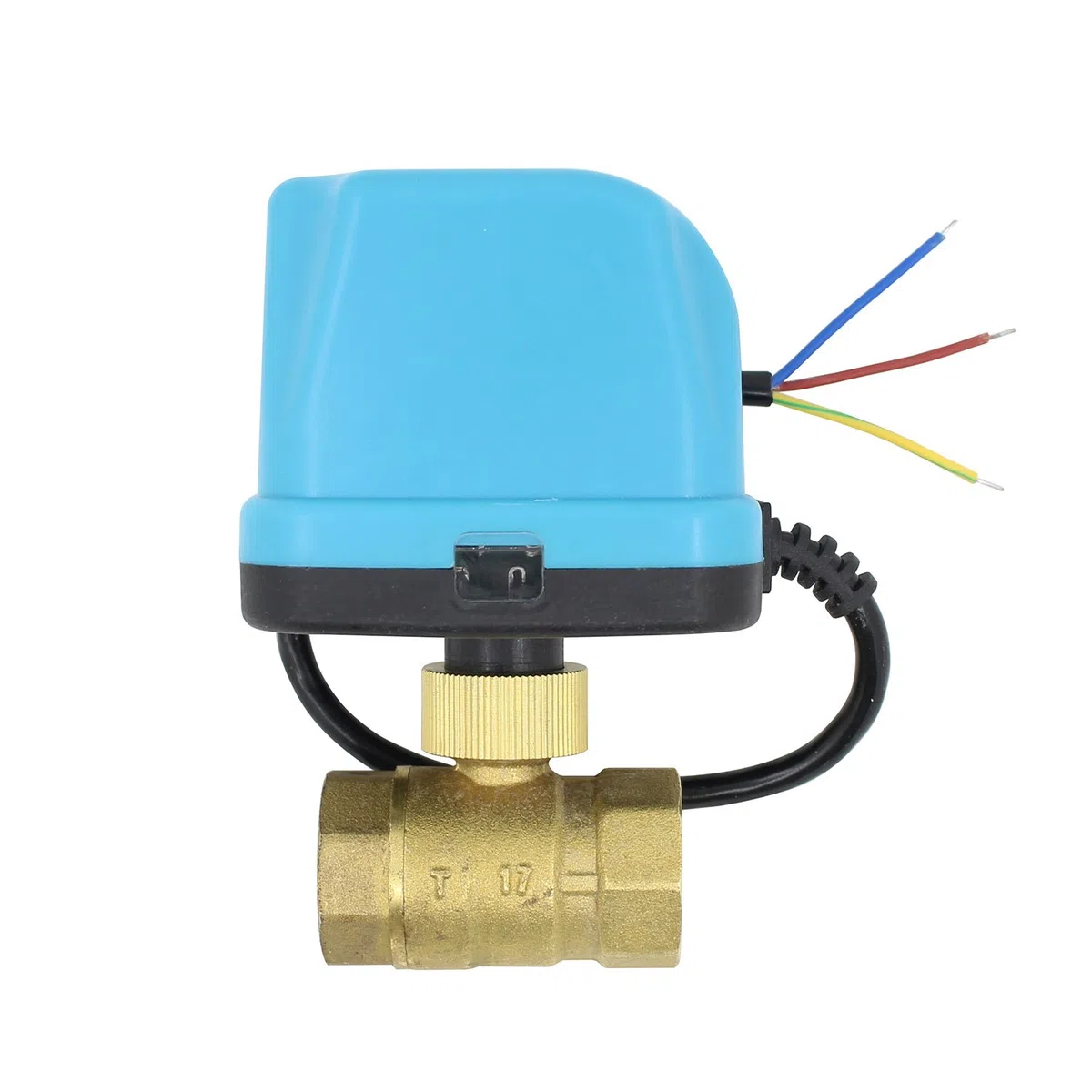DC 12v valvula motorizada 2 vias 1/2 3/4 1 1-1/4 pulgada electrovalvula 12v dc agua IP54 (DN25 (1"))