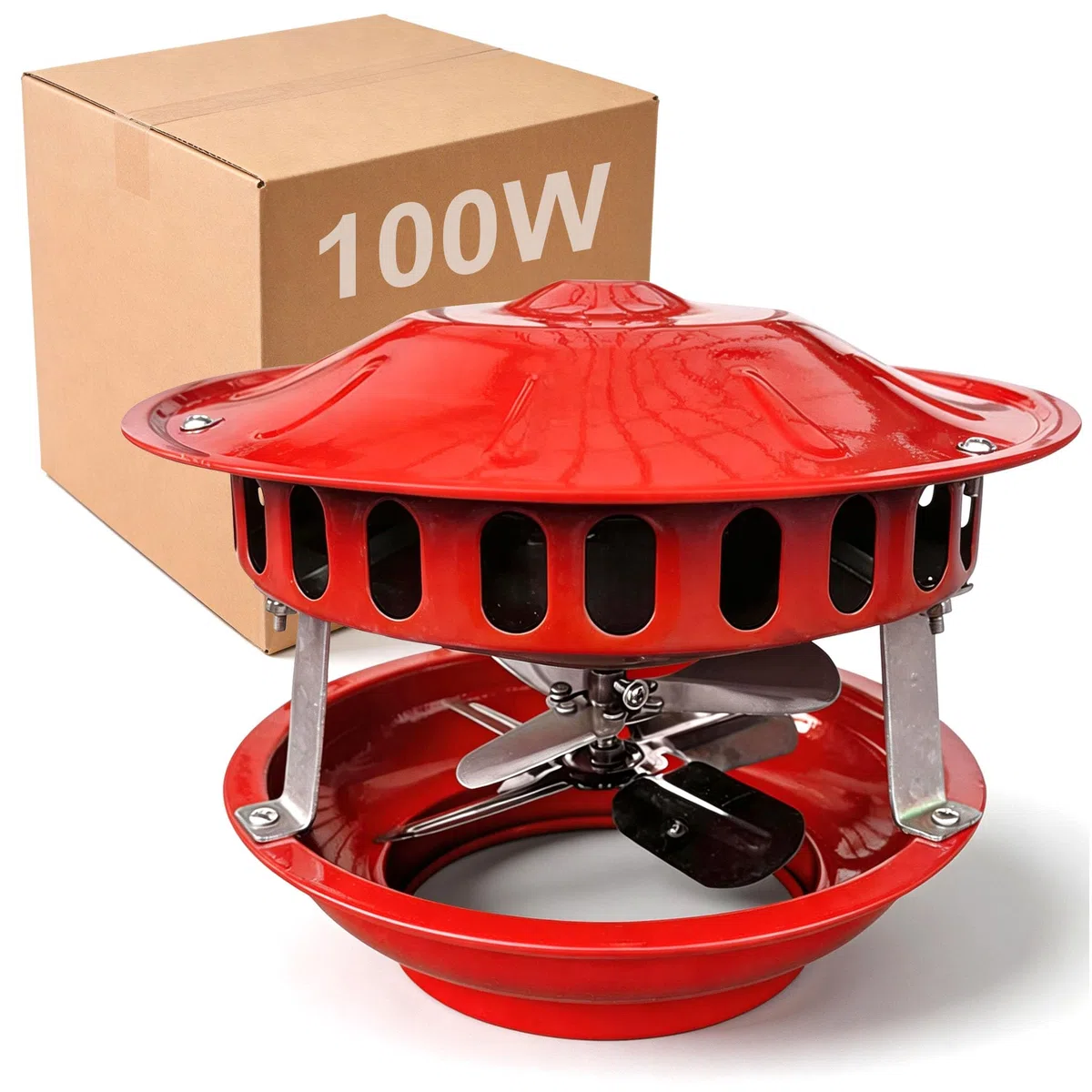 Extractor de humos de 100W, Ventilador de Chimenea de Doble Cabeza de 12-21cm con 7 Aspas Máquina de Humo Silenciosa Extractor de Humos Ventilador de Chimenea