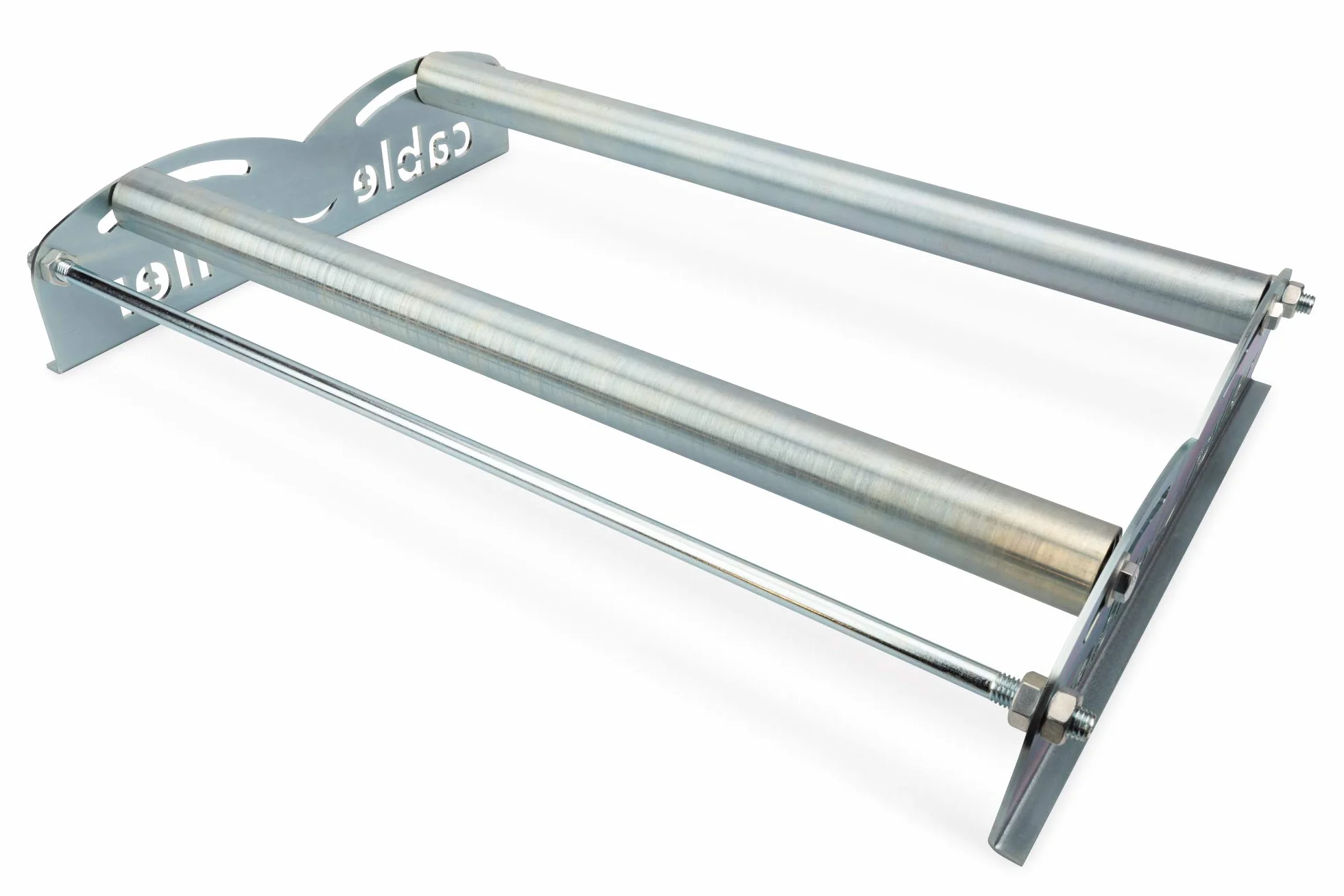 DIGITUS Desbobinador de bobinas de Cable - Desbobinador para Cables de instalación de Red - Capacidad de Carga 150 kg - Ancho máx. de Bobina 540 mm - Rodillos de Soporte Regulables - 600x400x100 mm