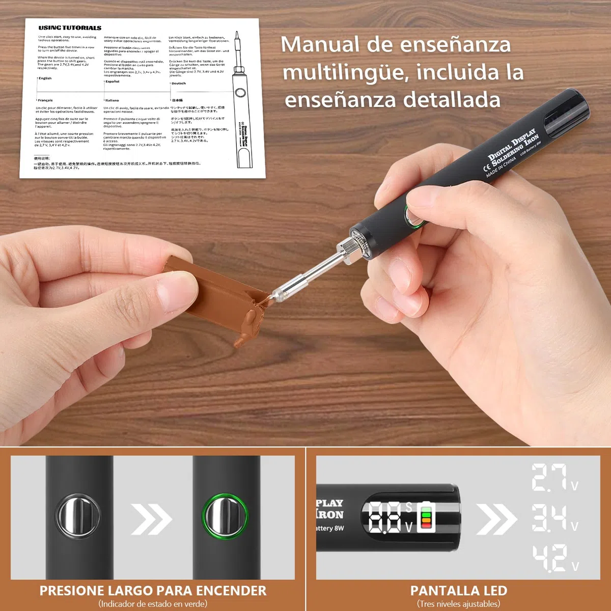 Herenear Kit de Reparación de Laminado, 22 Piezas Kit de Reparación de Madera Masilla, 12 Colores Cera Reparación Madera, Reparación Grietas, Arañazos, Agujeros