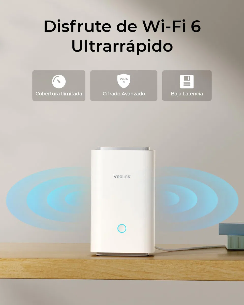 Reolink Home Hub para Cámara Vigilancia, 4K Live View & Playback, Almacenamiento Local Ampliable, Algoritmo Antirrobo Exclusivo, 2.4/5GHzWiFi & Wi-Fi 6, Ain Cuota Mensual, con Tarjeta microSD de 64 GB