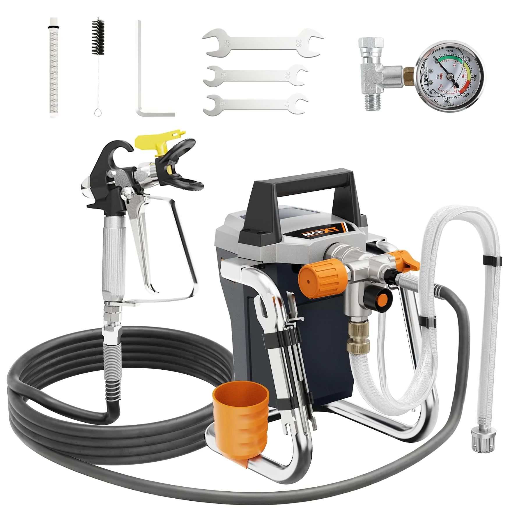 Sistema de pulverización hidrodinámico de 1300 W, pulverizador de Pintura Airless
