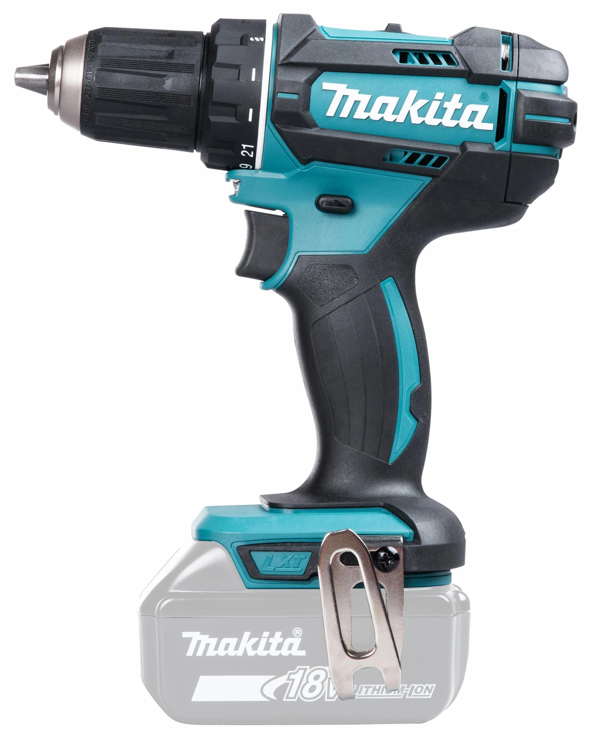 MAKITA DDF482Z -Taladro Atornillador 18V Litio 62 NM, 0 W, 18 V, Negro