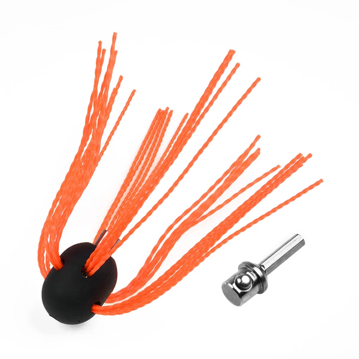 HpLive Cabezal de cepillo eléctrico de barrido de chimenea, cabezal de cepillo giratorio flexible, kit de bricolaje, cepillo de limpieza de chimenea flexible, kit de taladro de cepillo de limpieza de