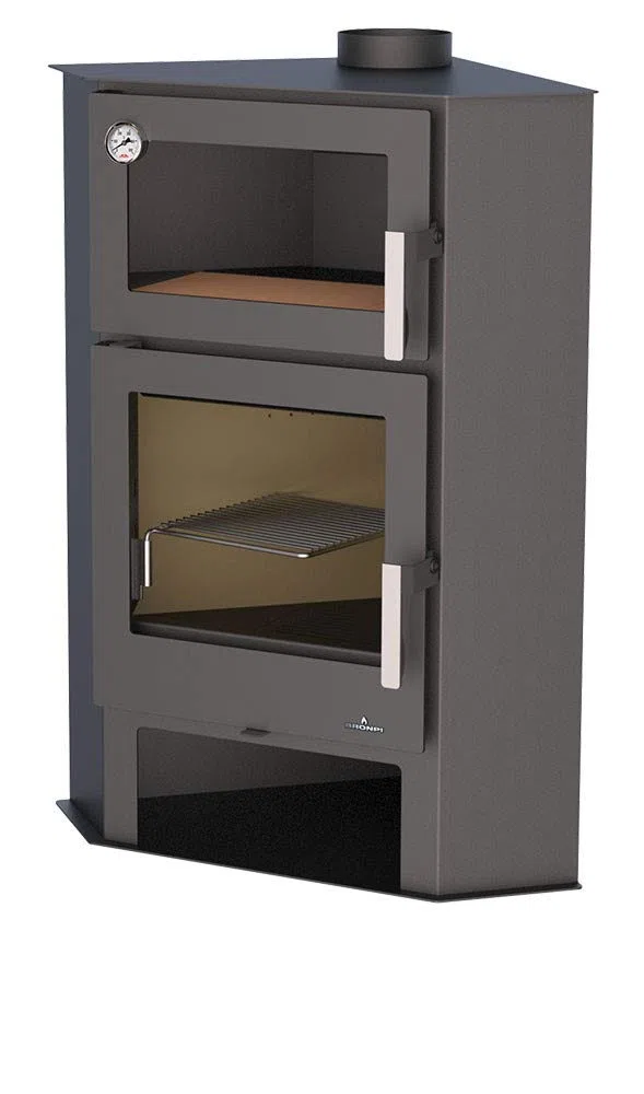 ESTUFA DE LEÑA CON HORNO MODELO LERMA-H