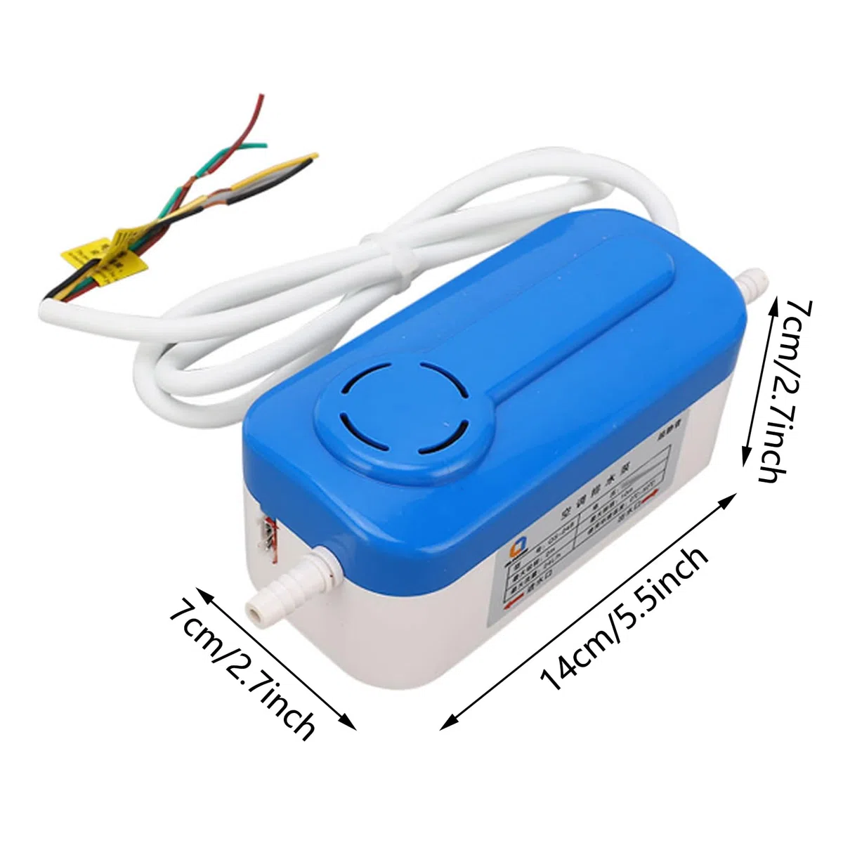 Bomba de Condensado HVAC Drenaje Mini Split Bomba de Extracción Automática Portátil para Aire Acondicionado AC110-240V 24L por Hora para Deshumidificador
