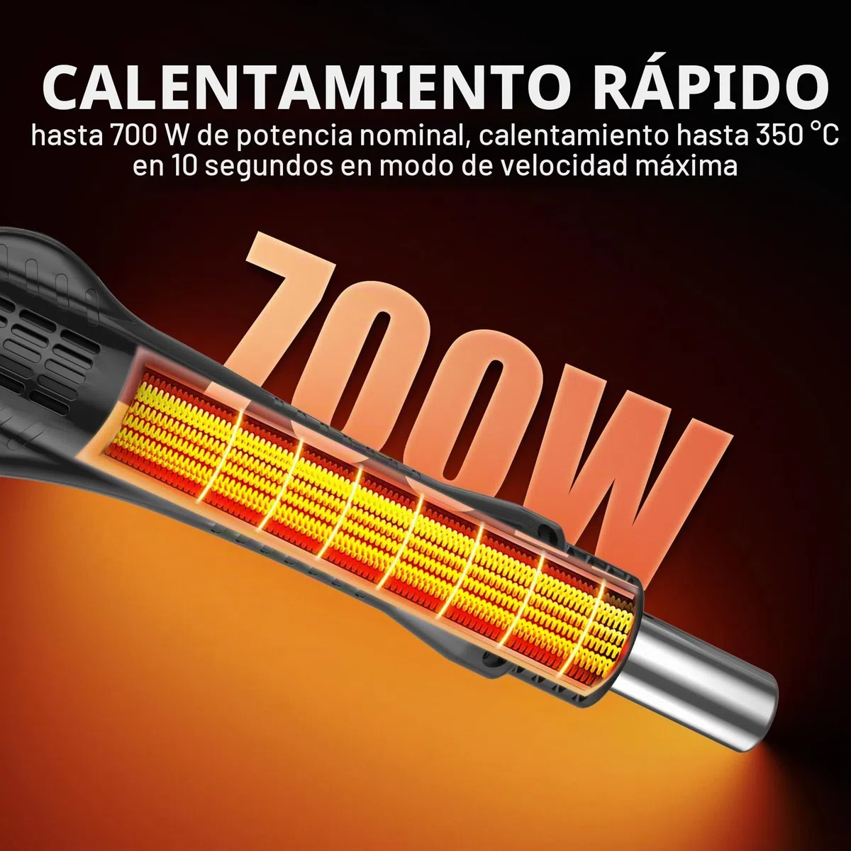 Estación de soldadura, ILIBILIB - Estación de soldadura y aire caliente 2 en 1 SMD de 60 W, estación de soldadura con pantalla digital y 5 puntas intercambiables, alambre de soldadura, boquillas