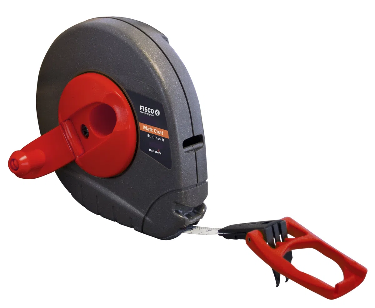 FISCO ST30 - Cinta métrica de acero y final de cinta B4 de 30m x 10mm