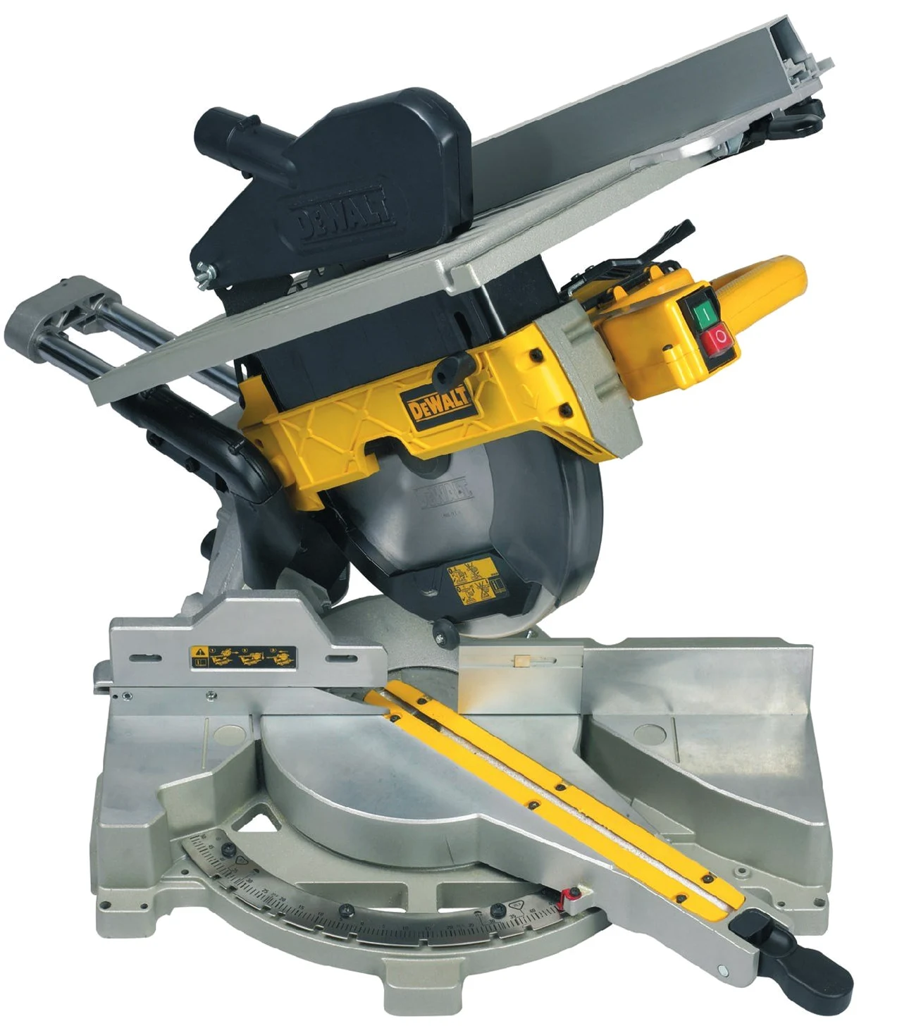 DeWalt D27112-QS - Ingletadora Telescópica Mesa Superior 1.600W Motor Universal - Ø 305mm