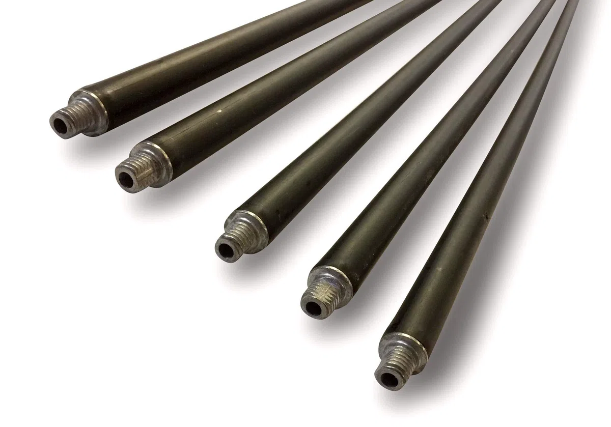 Kit de Limpieza para conductos revestidos | Cepillo sintético | 7 Metros con 5 Varillas de 1,40 m | Diámetro 200 mm | Chimeneas | Kibros 4KIT3SRb