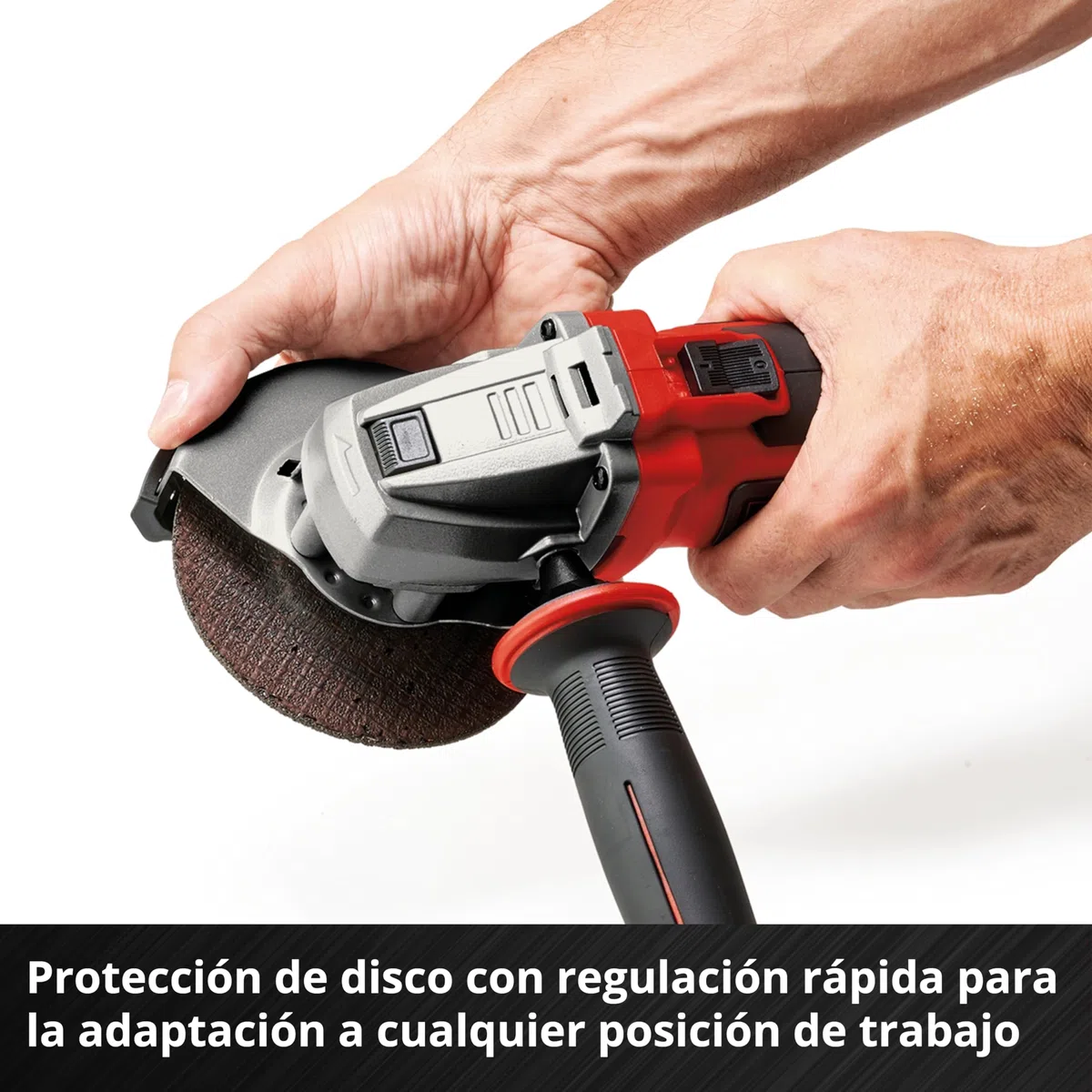 Amoladora angular con batería TE-AG 18/125-2 Li - Solo Power X-Change (18V, 125mm diámetro de disco, 33mm profundidad de corte, arranque suave, protección de corte, sin disco de corte o batería)
