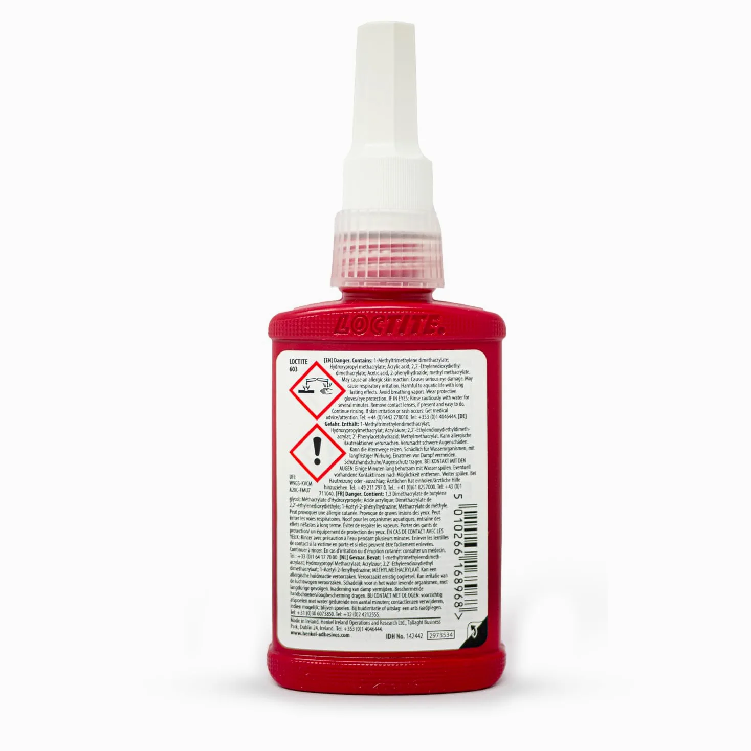 Henkel Adhesivo líquido para Fijar rodamientos y Otros componentes cilíndricos a Ejes y Carcasas.