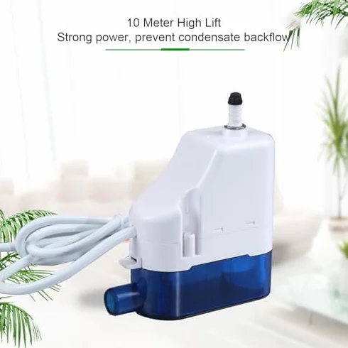 Bomba de Condensado Automático 19dB Ultra Quiet, 24L/H 10M 100-240V para Aire Acondicionado, Dehumidifier Ice Maker HVAC