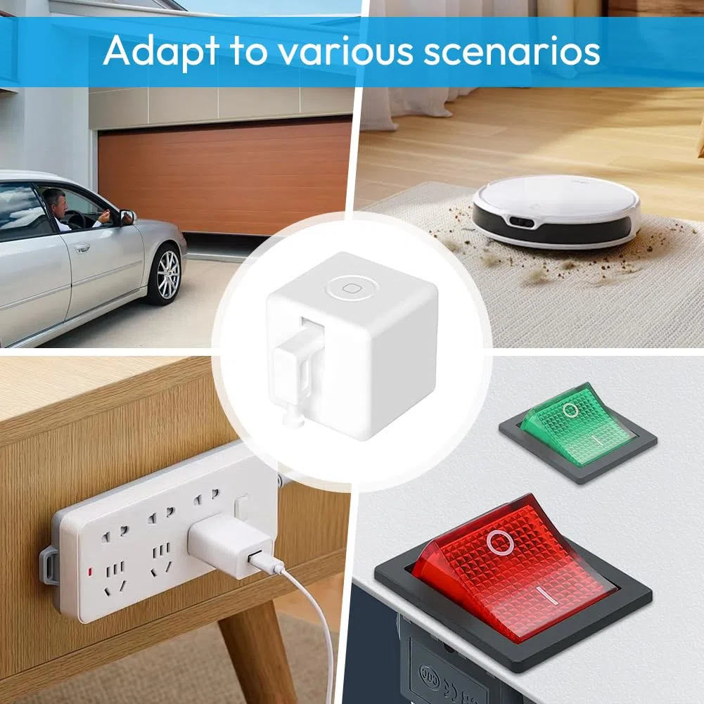 ZigBee Fingerbot Plus Smart Switch Bot - Interruptor inteligente con control táctil, temporizador, requiere puerta de enlace MOES