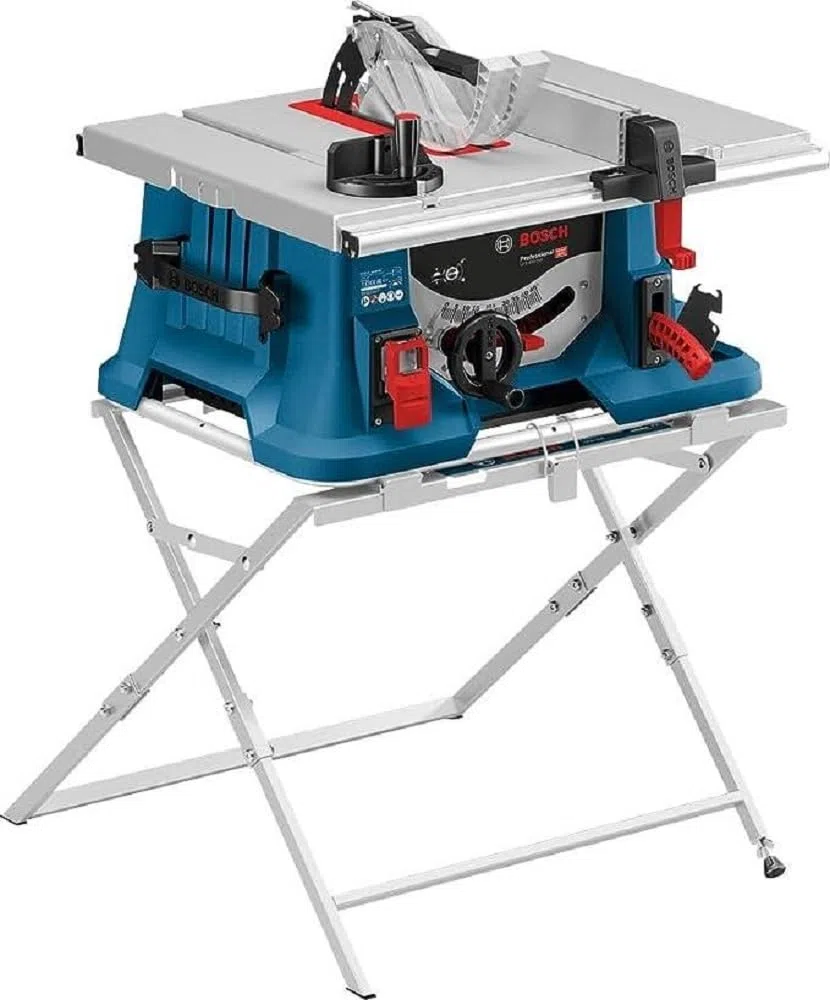 Bosch Professional sierra circular de mesa GTS 635-216 + mesa de trabajo GTA 560 (potencia 1600 W, 5500 rpm, incl. 1 disco de sierra)