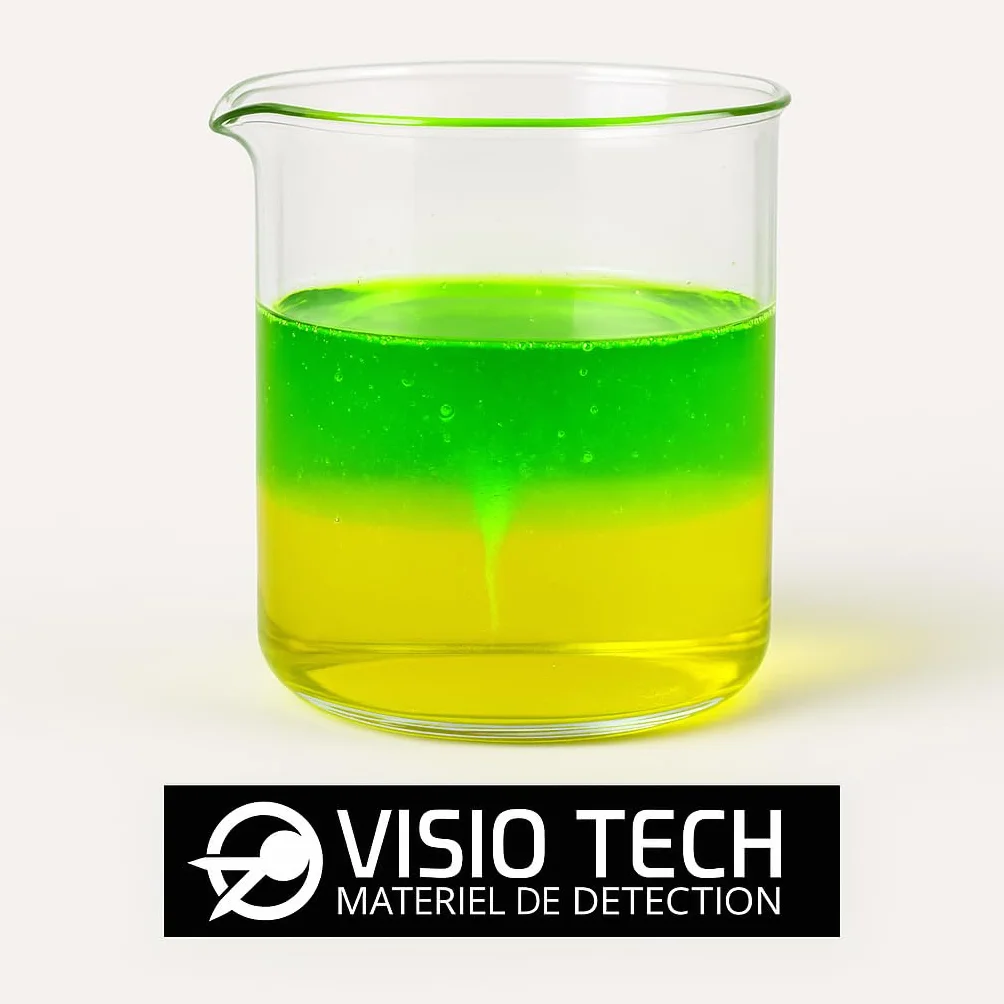 Fluoresceina listo para usar, 20 L, para la detección de fugas y la búsqueda de desagüe.