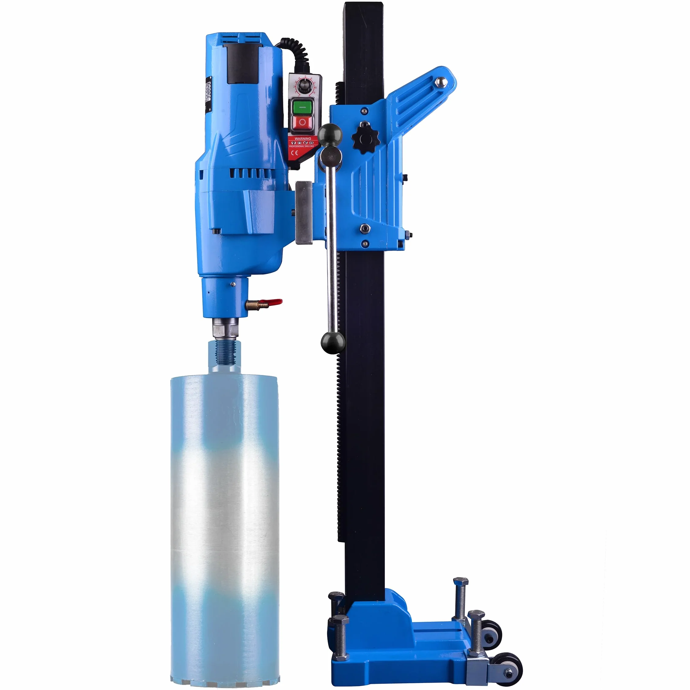 STAKO Broca de núcleo profesional máx. Ø305 mm potente motor 4350 - soporte de núcleo - taladros de diamante para hormigón 0-760 rpm - unidad de perforación central PRCD