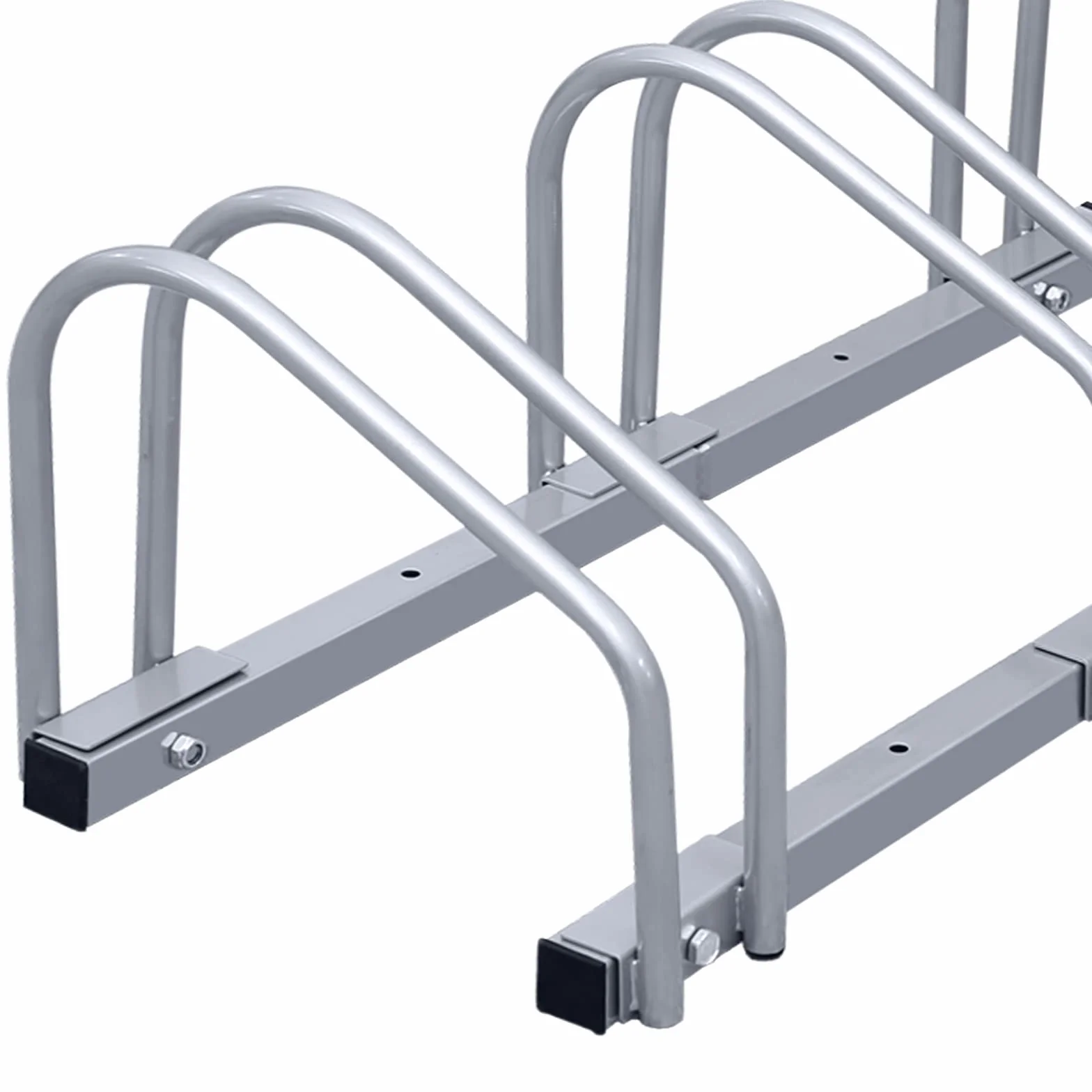 Randaco Soporte para 4 Bicicletas - Aparcar en el Suelo o Colgar - Metal - para Bicicleta de Montaña
