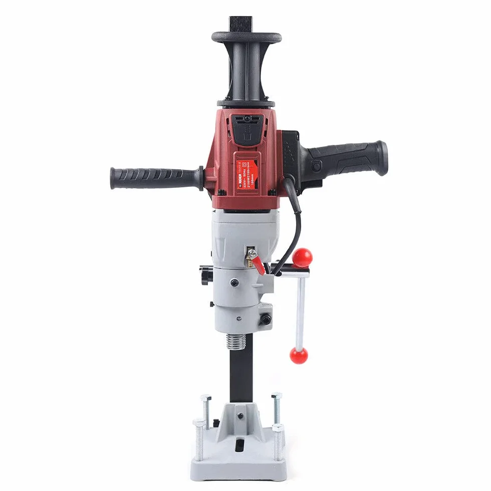 Taladro central de 2200 W, planchas de perforación de hormigón con soporte, eje de salida, motor de cobre puro para apertura de pared, tubos de demolición, escaleras, puentes, Sze