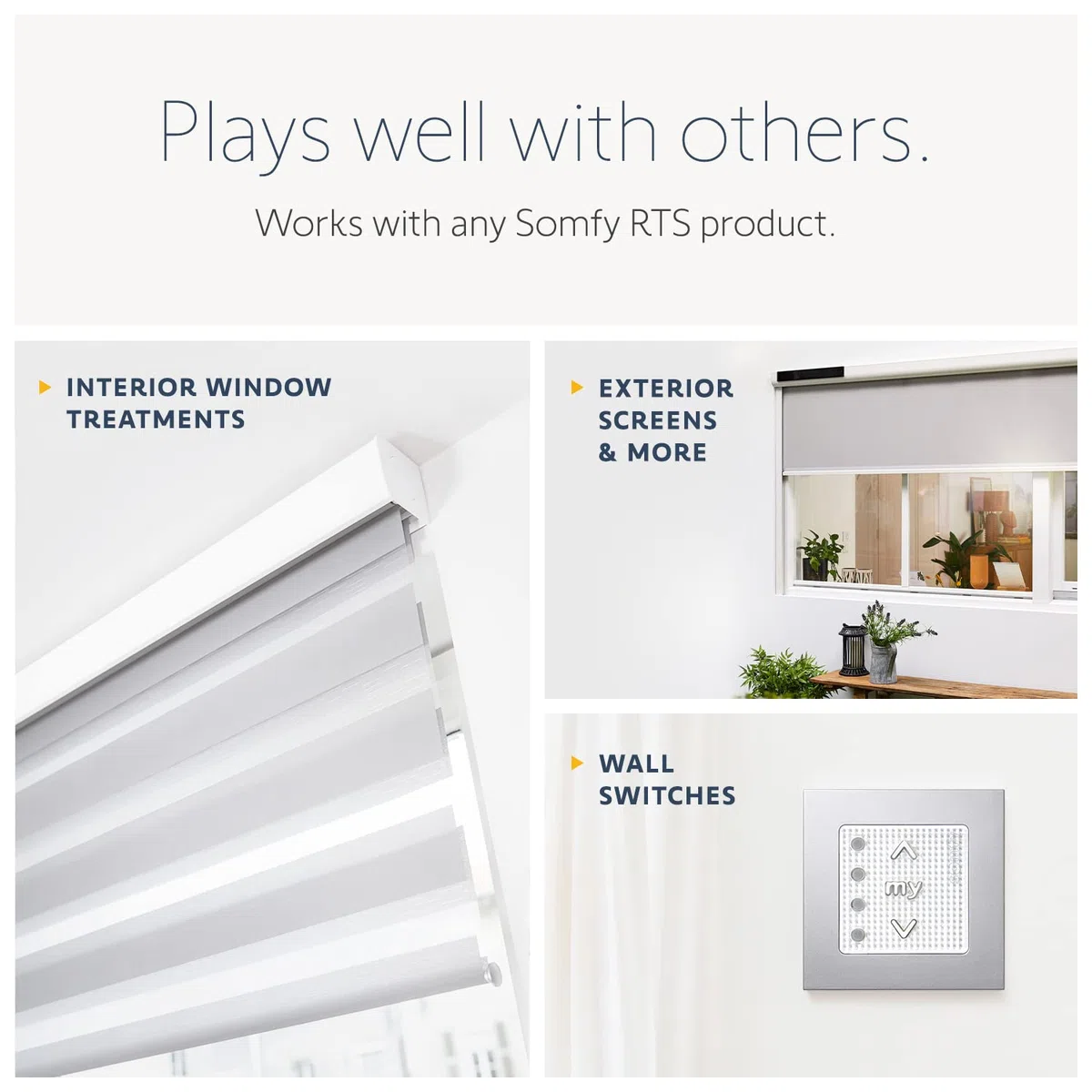Somfy Remote Situo 1 Pure - 74300 RTS Control para 1 pantalla motorizada o un grupo de múltiples tonos - omnidireccional, ahorra posición favorita, blanco elegante - #1870571