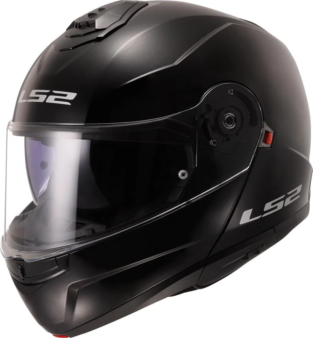LS2, Casco Moto Modular STROBE II Gloss Black, L