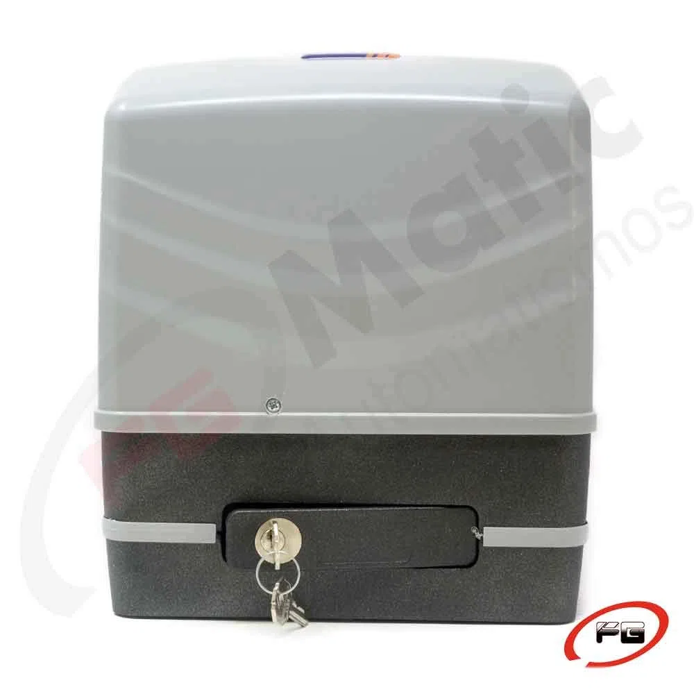 Motor para cancela o puerta de garaje corredera de hasta 600 Kg. Modelo: VDS SIMPLY 230V 600K. Incluye cuadro de maniobras y base de fijación.