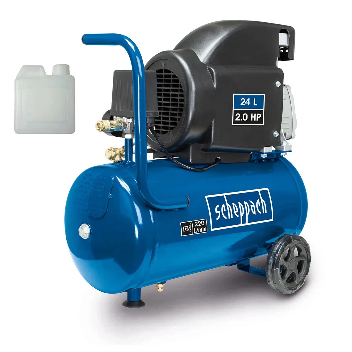 Scheppach Compresor HC26 230V 50Hz -2HP - 24L - 8Bar marca