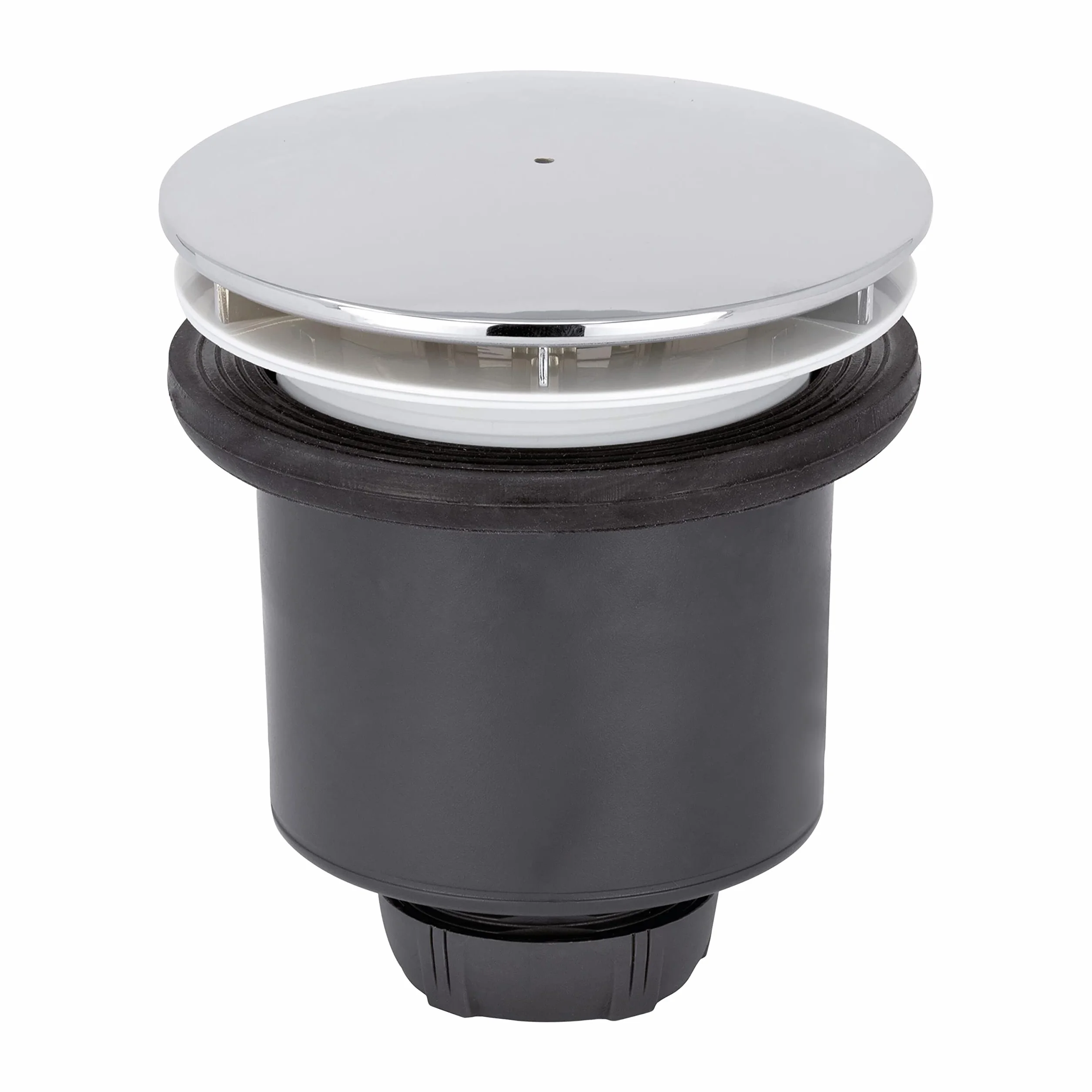 Wirquin, gris 30723746 Tourbillon D90 vertical con cúpula de ABS