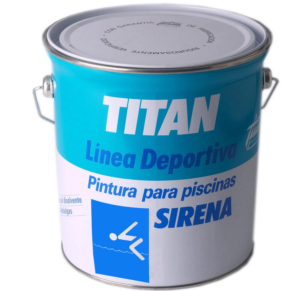 TITAN - Pintura piscinas sirena mate azul oceano 4l