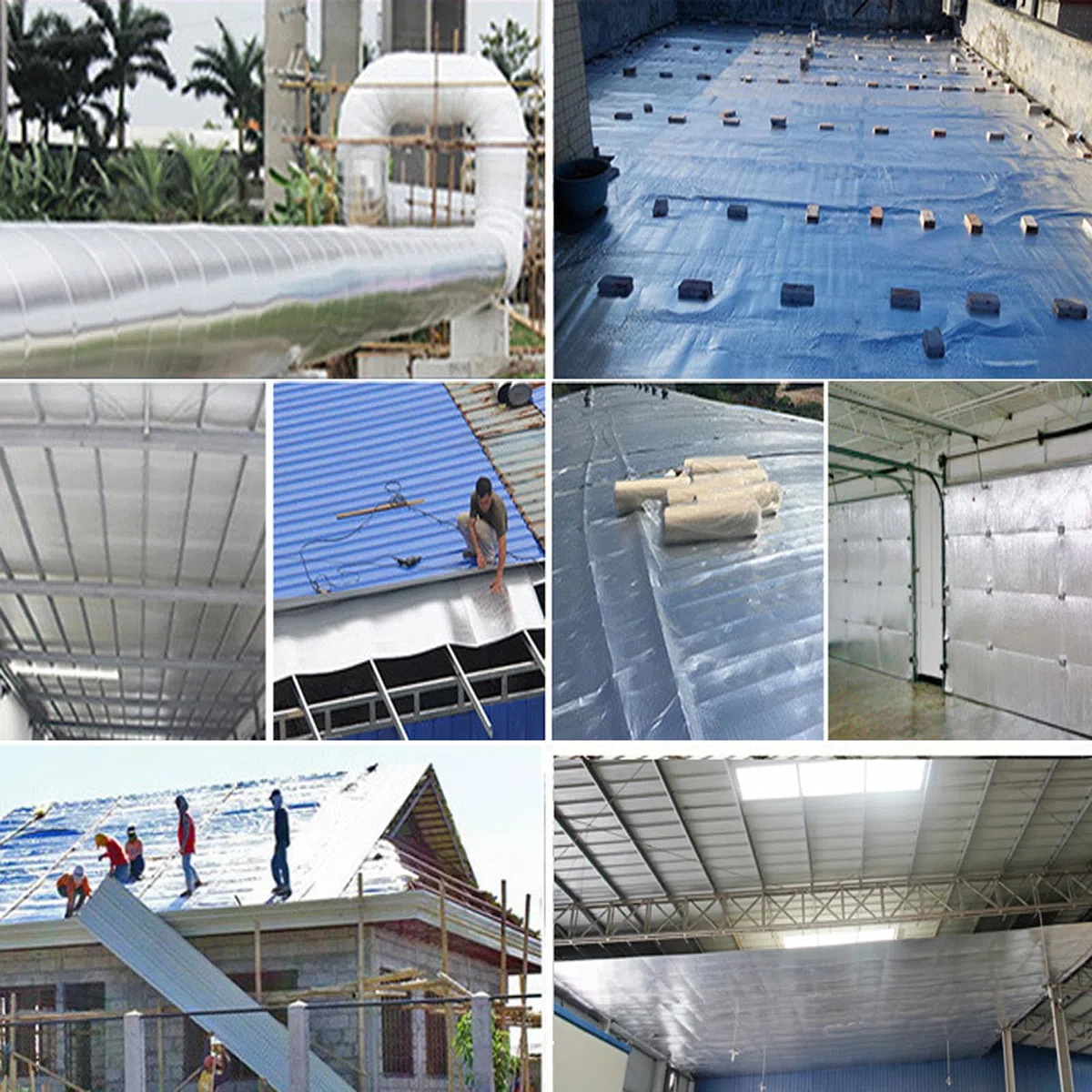 NIANTONG Aislante Termico Reflexivo Multicapa Aislamiento Radiadores para Furgonetas Ventana Automóvil Camping o Piscina Protección contra el Frío y para Oscurecer(Size:1x25m)