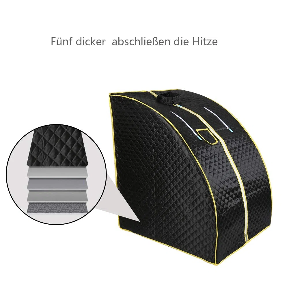 Sauna de Vapor Sauna Plegable Cabina Portátil Home Sauna Infrarrojo Spa Tienda Saunas con Controlador de Temperatura Remoto Sauna Cubierta Sauna,98x80x70cm