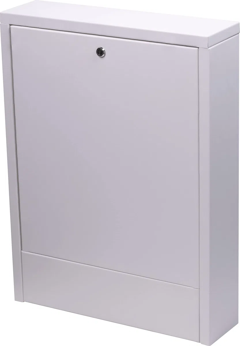 Caja metálica para colector 450x600x120 mm | Ideal para proteger y organizar colectores de calefacción o fontanería | Resistente, estética y fácil de instalar | QUICK PLOMBERIE