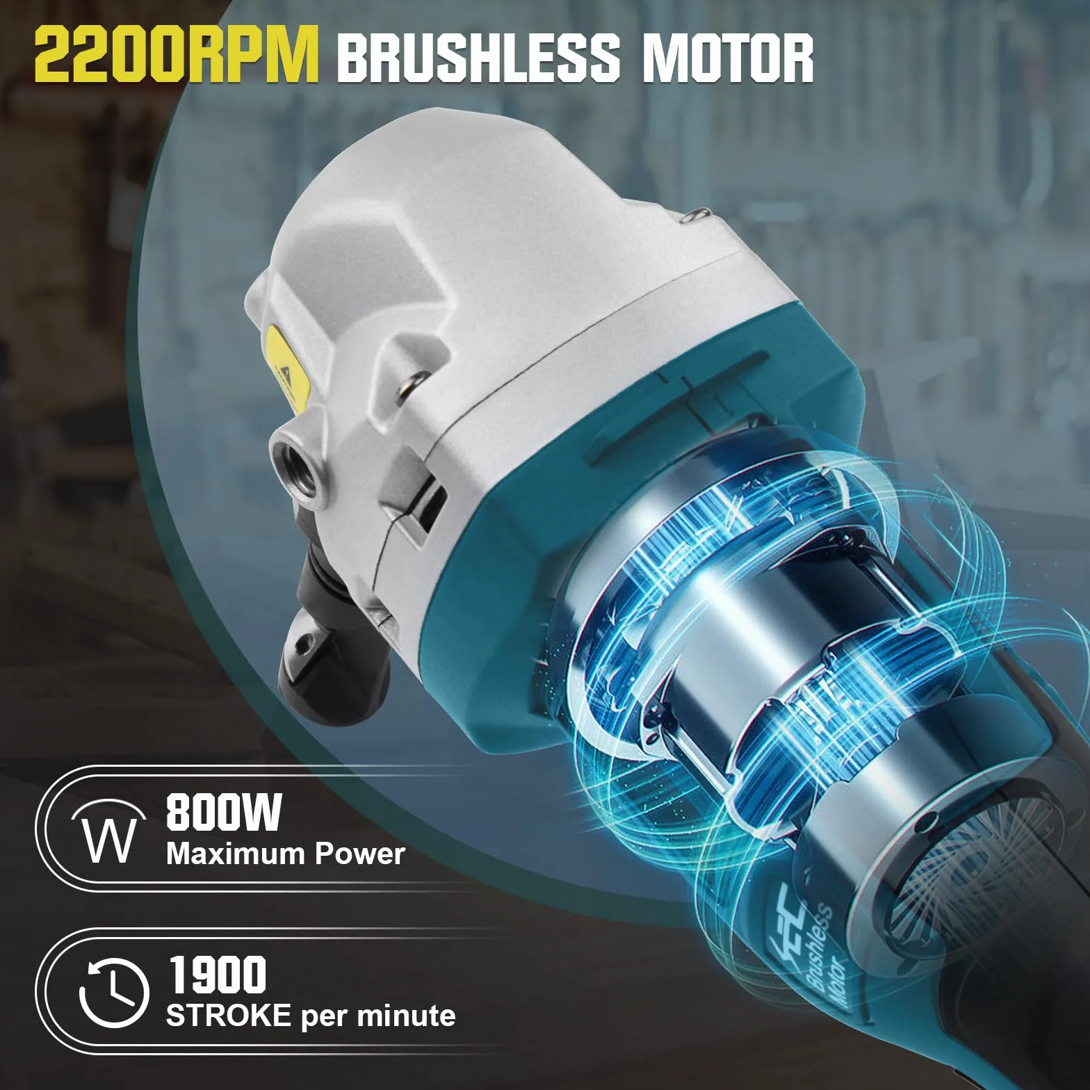 Cortador de metal inalámbrico para batería Makita