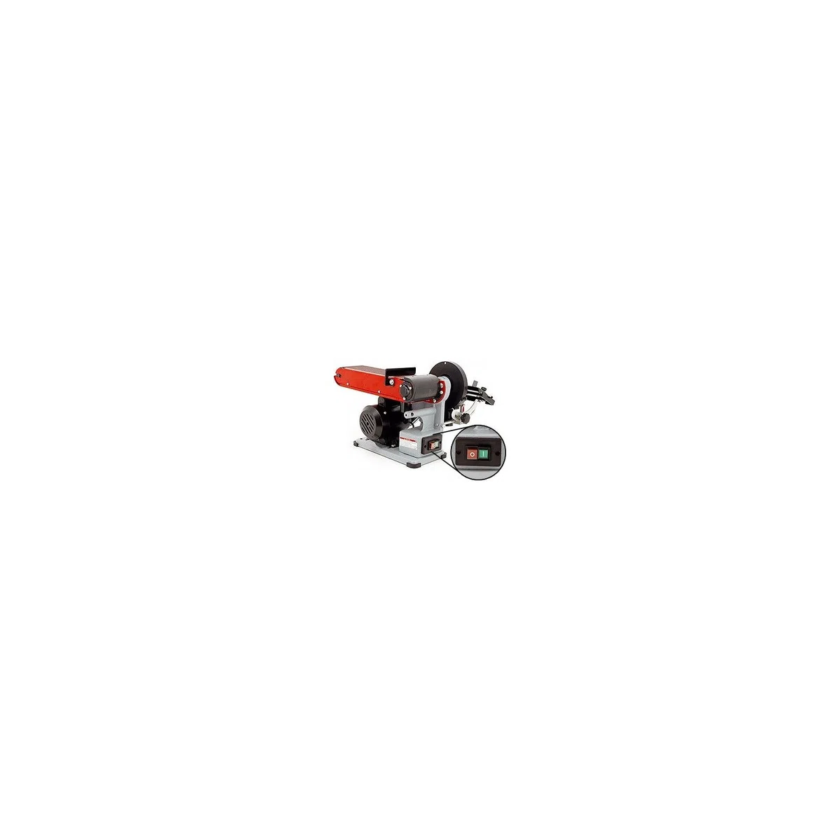 Holzmann Maschinen 1889855 BT46ECO_230V - Lijadora de banda y disco (350 W, 150 mm)