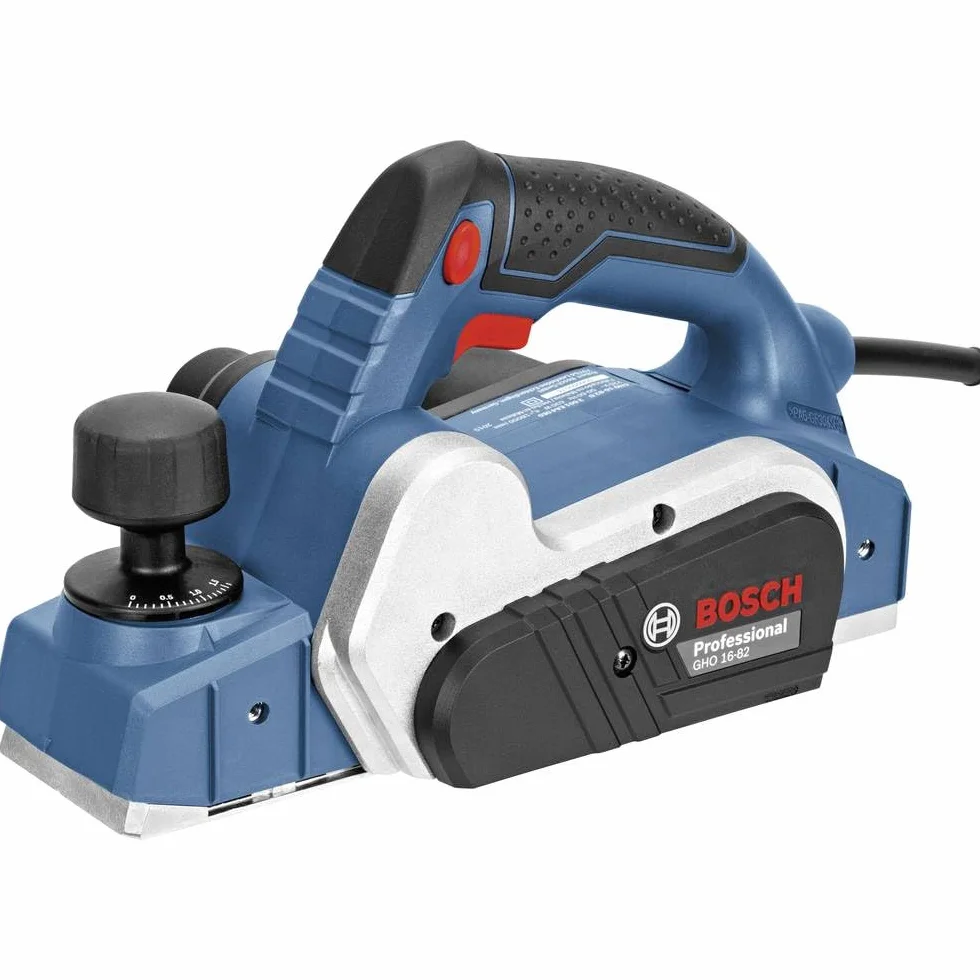 Bosch Professional GHO 16-82 - Cepillo eléctrico (18000 rpm, profundidad hasta 1,6 mm,en caja)