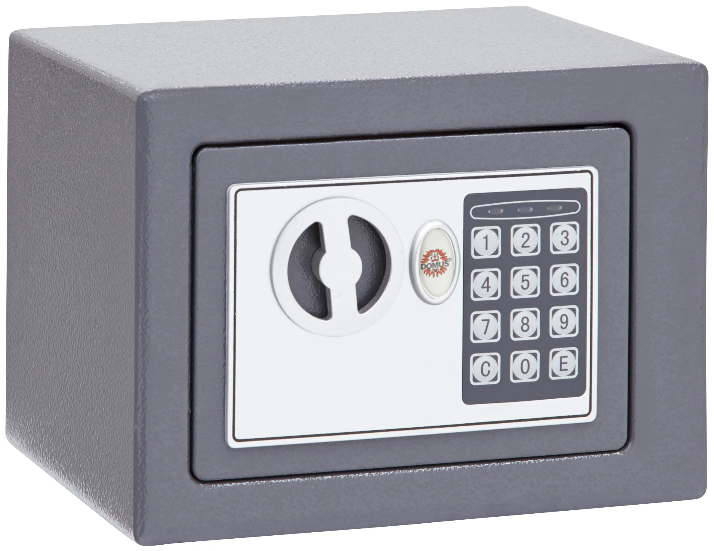 ARREGUI D-HE/0 Caja Fuerte de Acero con Cerradura Electrónica, Teclado con Código Programable, Caja de Seguridad para Casa y Hogar, con Llave de Emergencia, 17 x 23 x 17 cm, 5 L