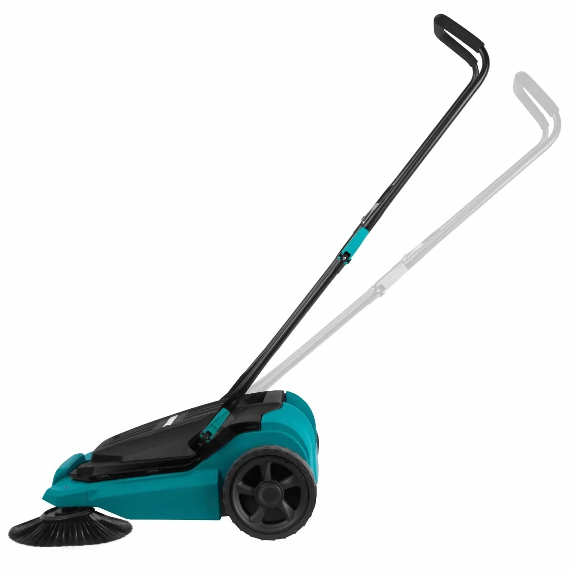 VONROC Barredora de empuje - 65cm de ancho de barrido - contenedor de 18 litros - barre hasta 2600m2 por hora