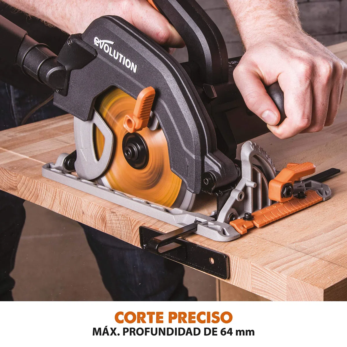 Evolution Power Tools - R185CCS Sierra circular multimaterial, 185 mm 230 V