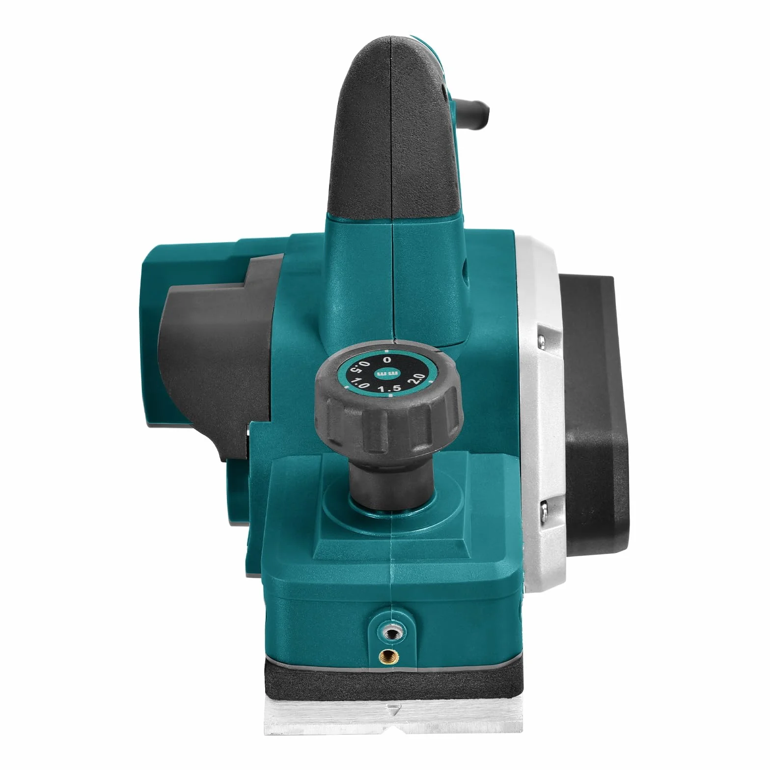 DNTI Cepillo eléctrico con cable 620W Anchura de cepillado 82 mm profundidad de 2 mm Incluye botones ajustables16000 rpm Acabado Liso para Bricolaje Cepillado de Madera Cepilladora Eléctrica58215B