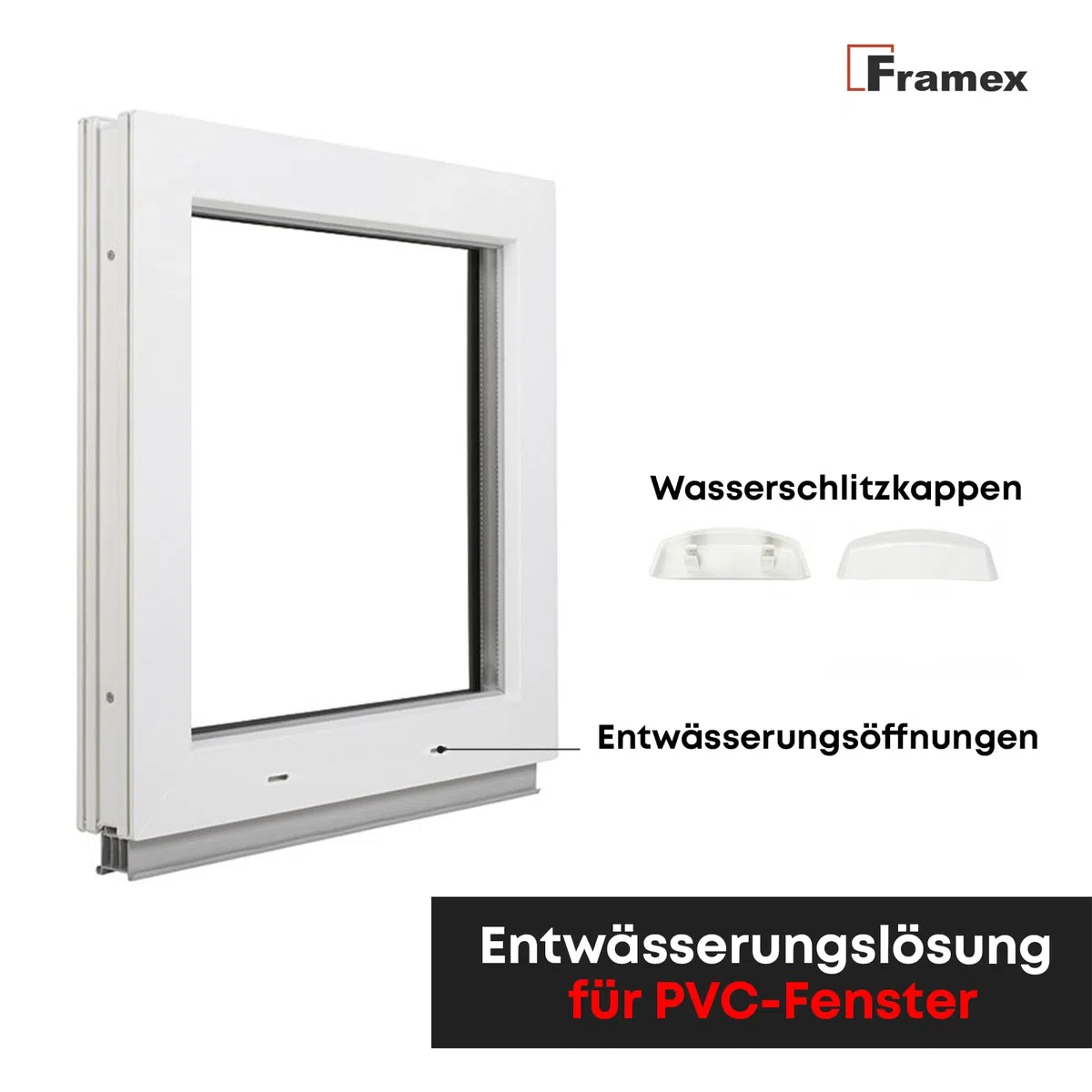 Ventana Para Sótano - Acristalamiento fijo (Fib) Blanco 55 x 115 cm Doble Acristalamiento, Cristal Transparente 32 mm (4/24/4) Ventana/Ventana Para cobertizo/Ventana Ancho x Alto 550 x 1150 mm