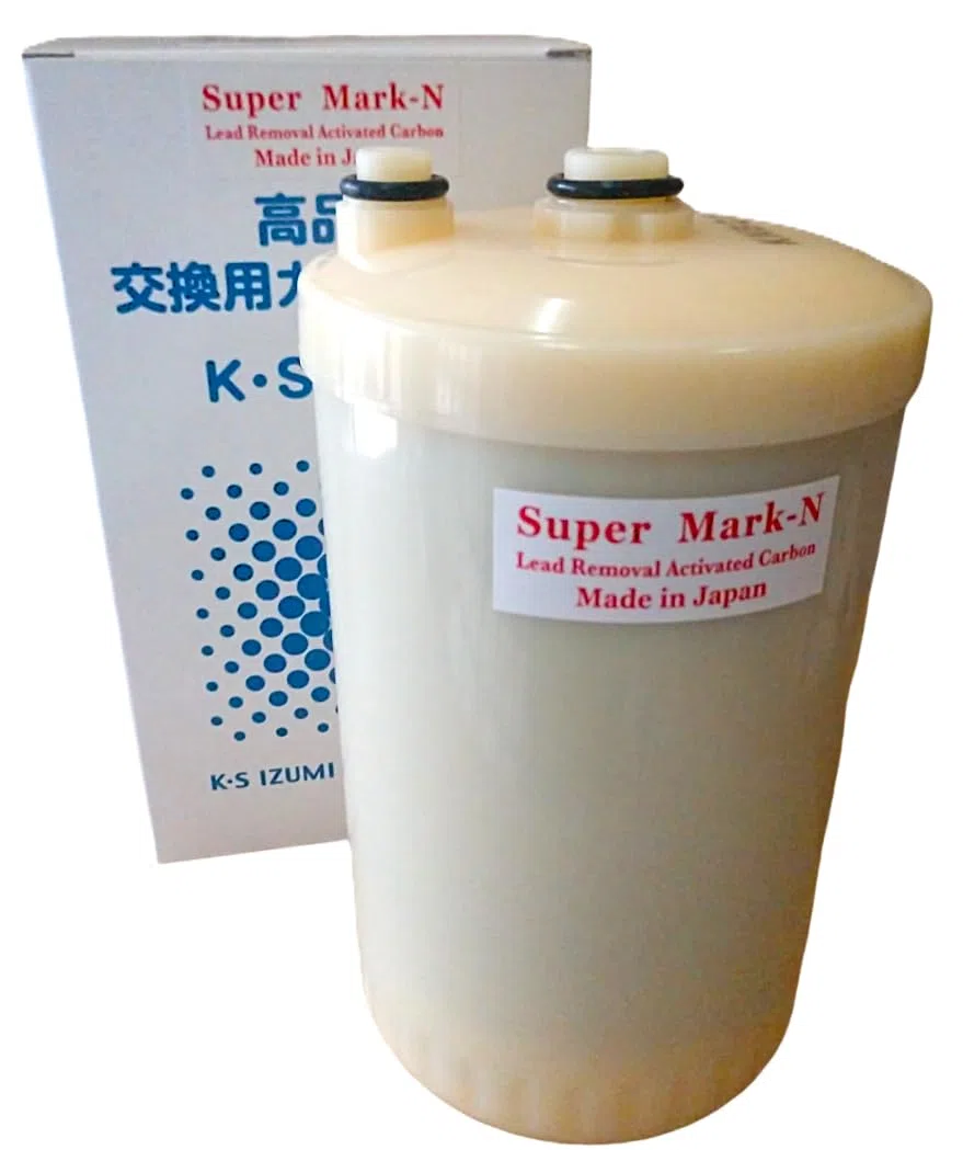 Filtro de agua alcalina compatible con extracción de plomo de grado premium fabricado en Japón (no compatible con el tipo HG original antes de 2010)