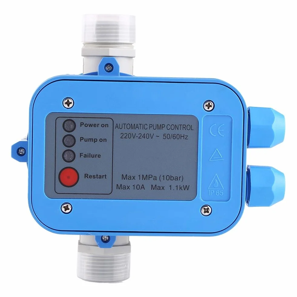 GOTOTOP Regulador de control de presión, bomba de agua, interruptor de presión de autoclave, regulador electrónico