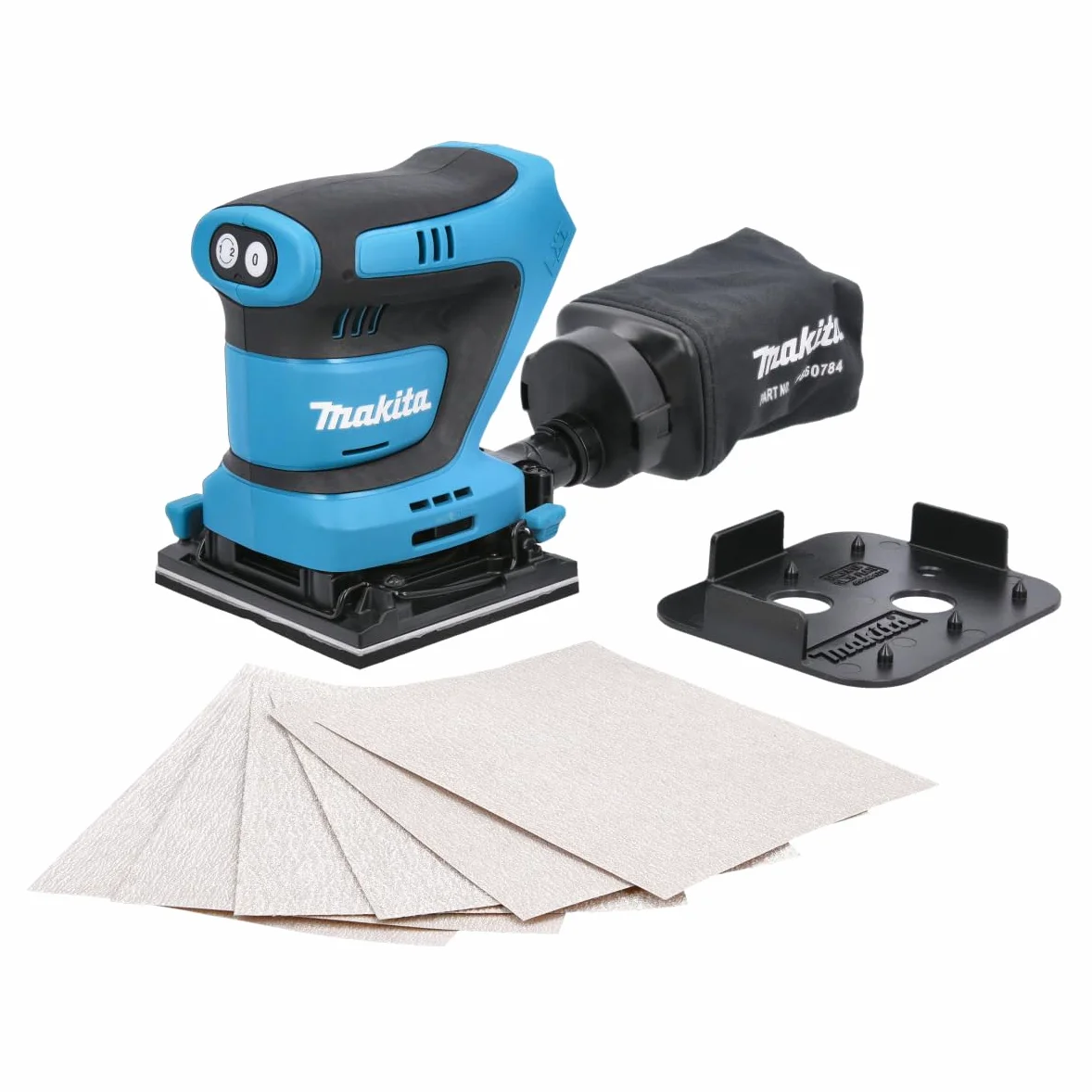 Makita Lijadora de acabado LXT de iones de litio de 18 V DBO481Z - Baterías y cargador no incluidos